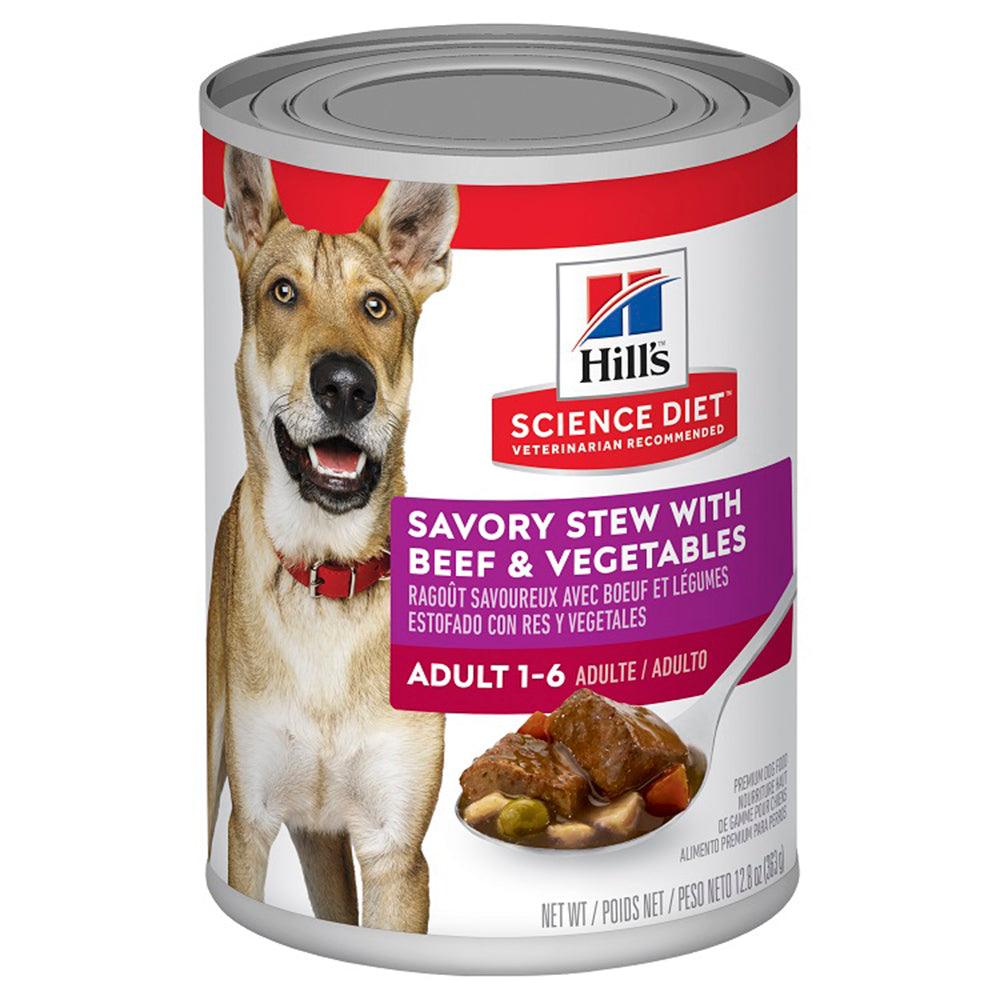 Hills Dog Adult Savory Stew Beef & Vegetable 12X362G