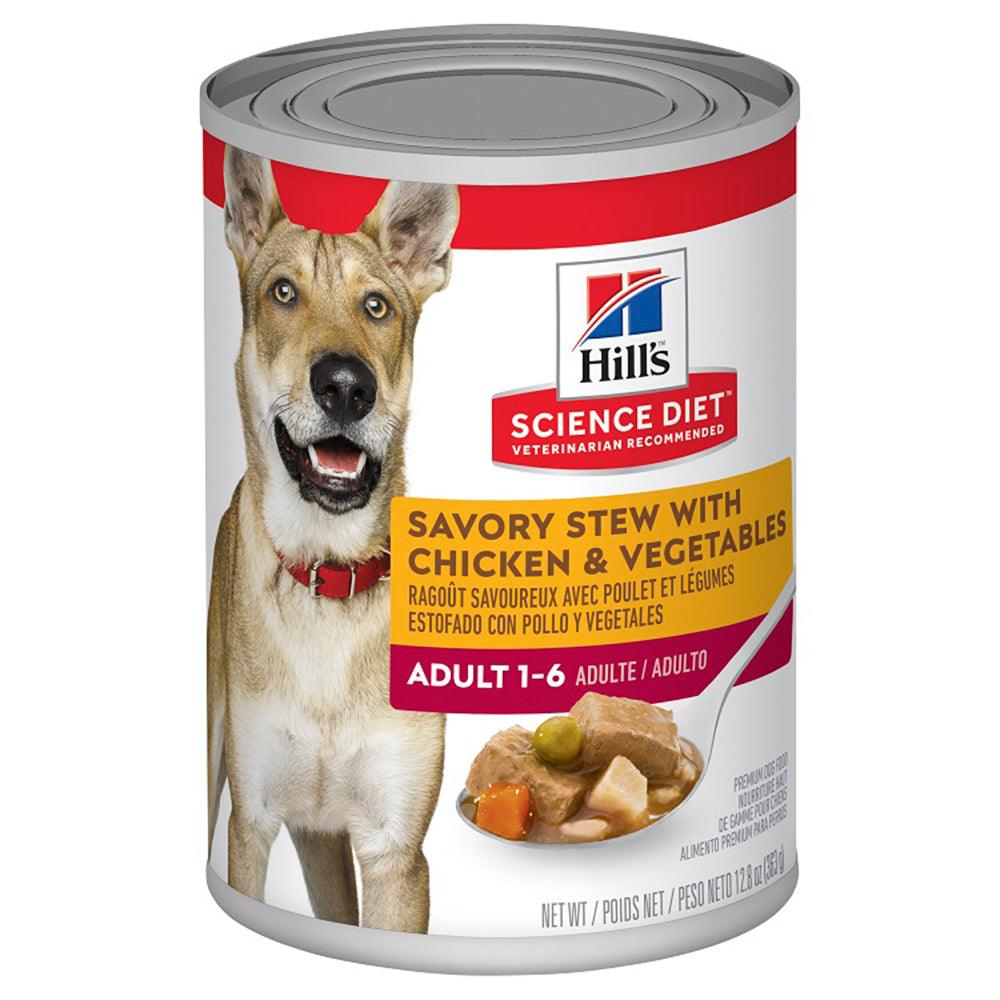 Hills Dog Adult Savory Stew Chicken & Veg 12X362G