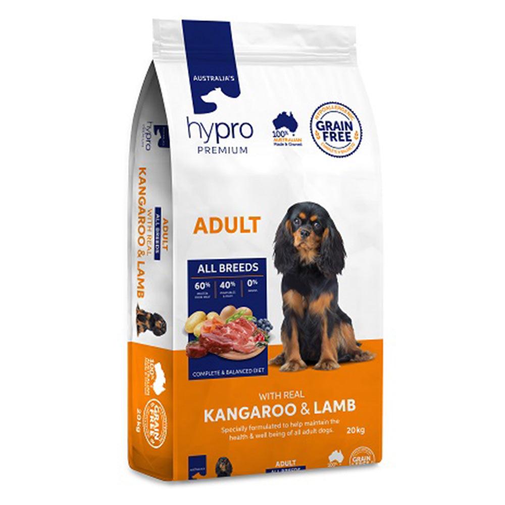 Hypro Kangaroo and Lamb Dog Food 20 KG