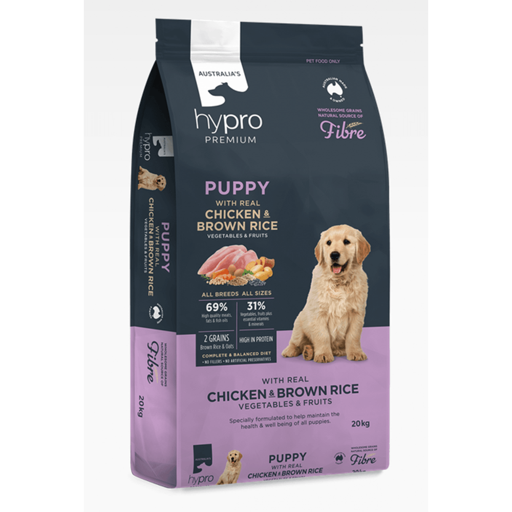 Hypro Premium Puppy Chicken And Brown Rice 20Kg