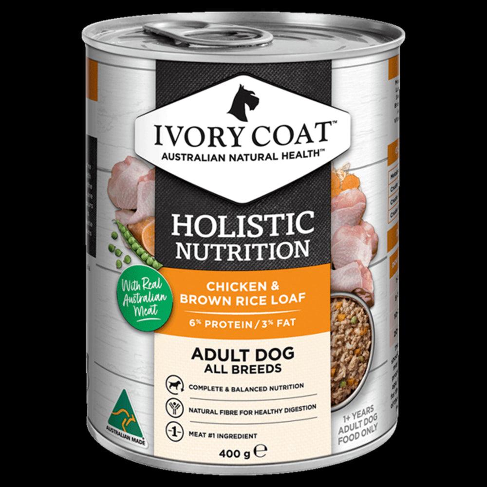 Ivory Coat Puppy Chicken & Brwn Rice Loaf 400G 12Pk(Om12)