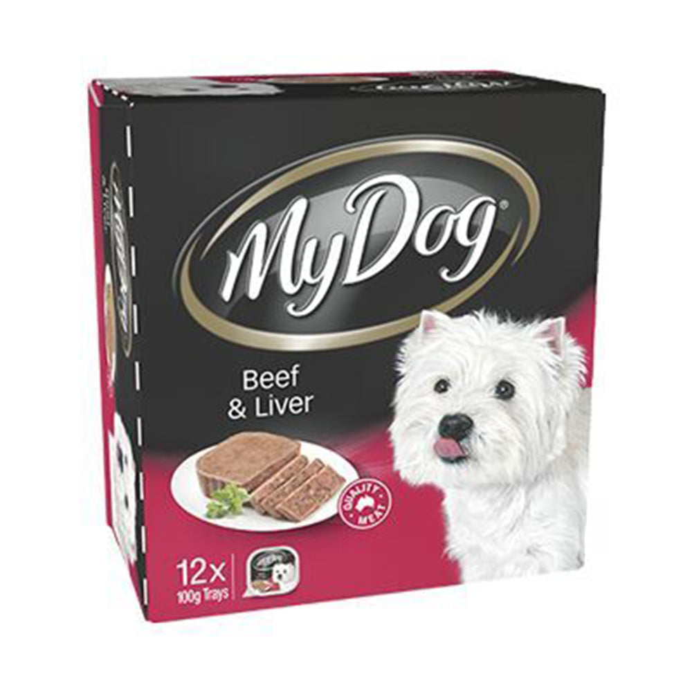 My Dog Wet Beef And Liver 100G 12Pk(181669) (Om12)