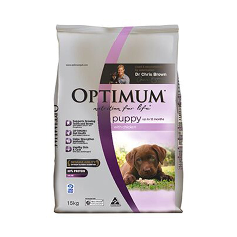 Optimum Dog Dry Puppy Chicken 15Kg (269642)