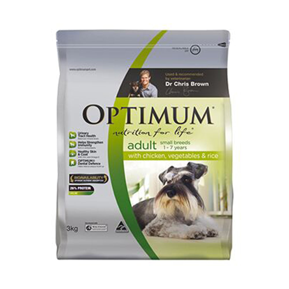 Optimum Dog Small Breed Chick Vegetables Rice 3Kg (269720)