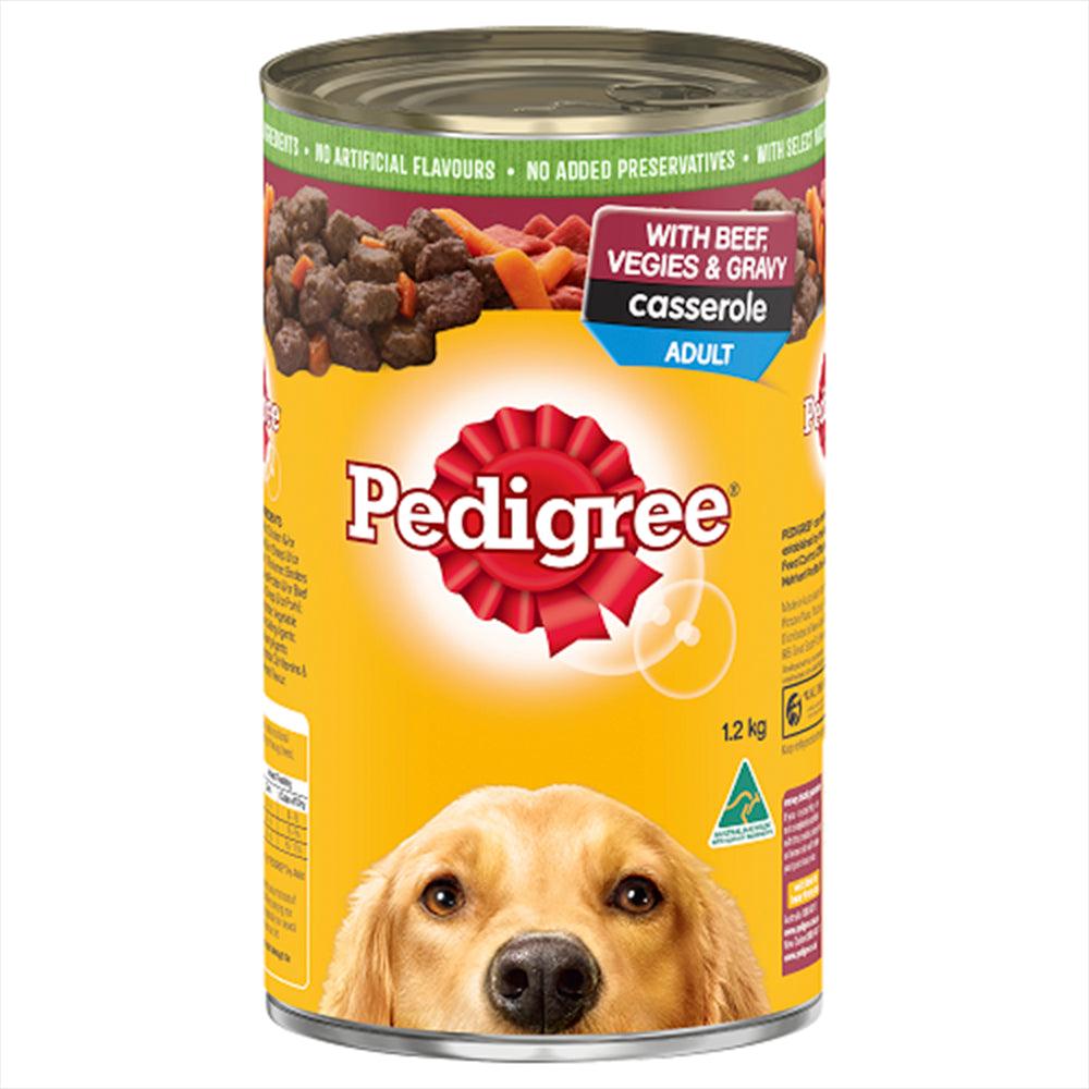 Pedigree Wet Cass Beef And Grvy 1.2Kg 12Pk (174329)(Om12)