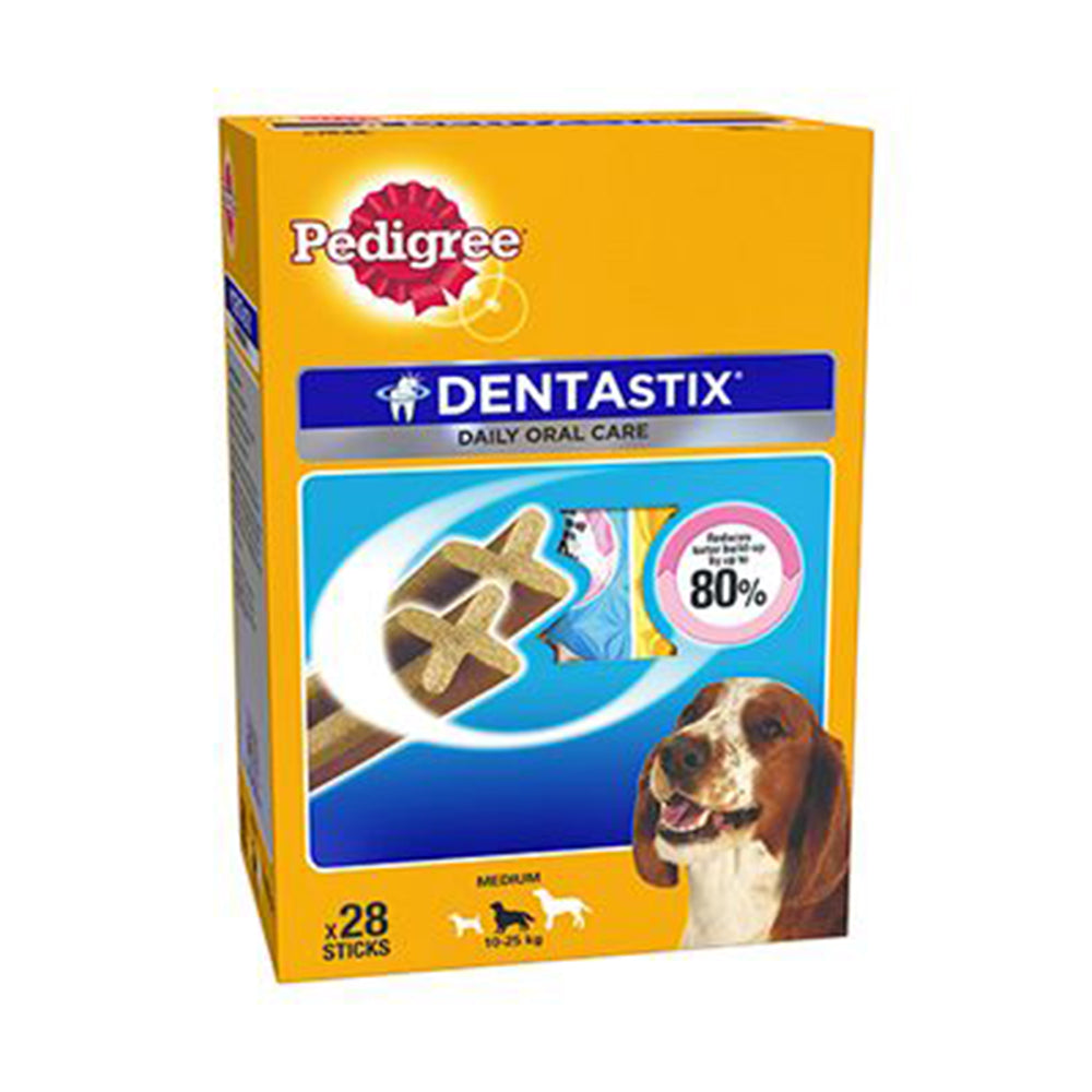 Pedigree Snacks Dentastix Med Dog 28 Pack 28Pk (226122)