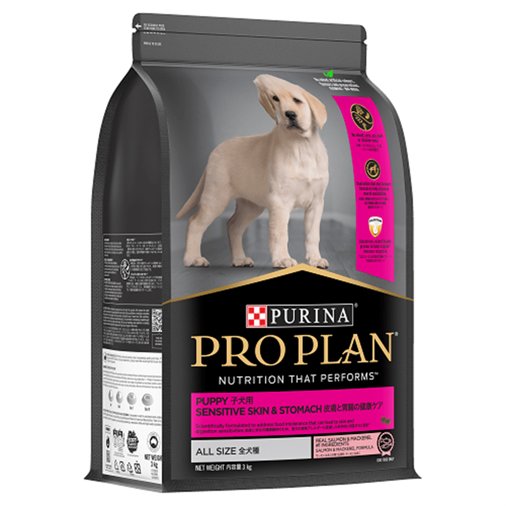 Pro Plan Puppy Sensitive Skin & Stomach 3Kg