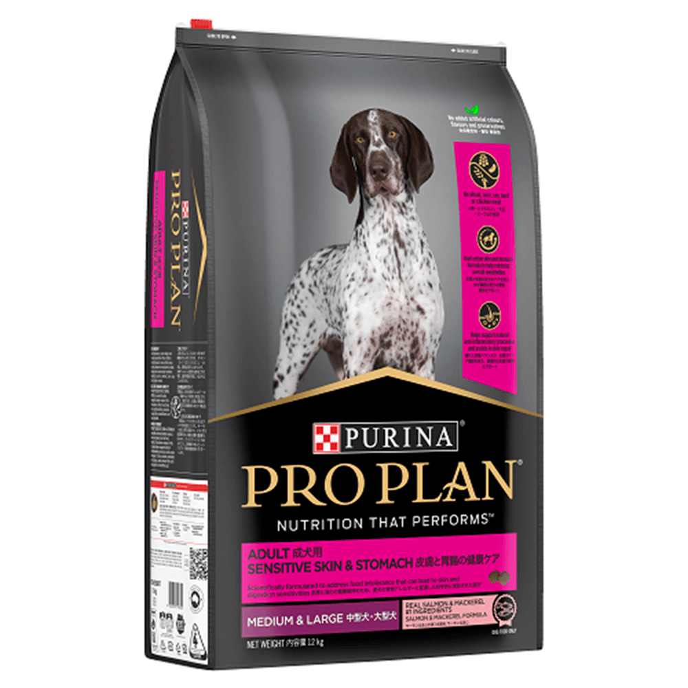 Pro Plan Adult Sensitive Skin & Stomach Med & Lg Breed 12Kg