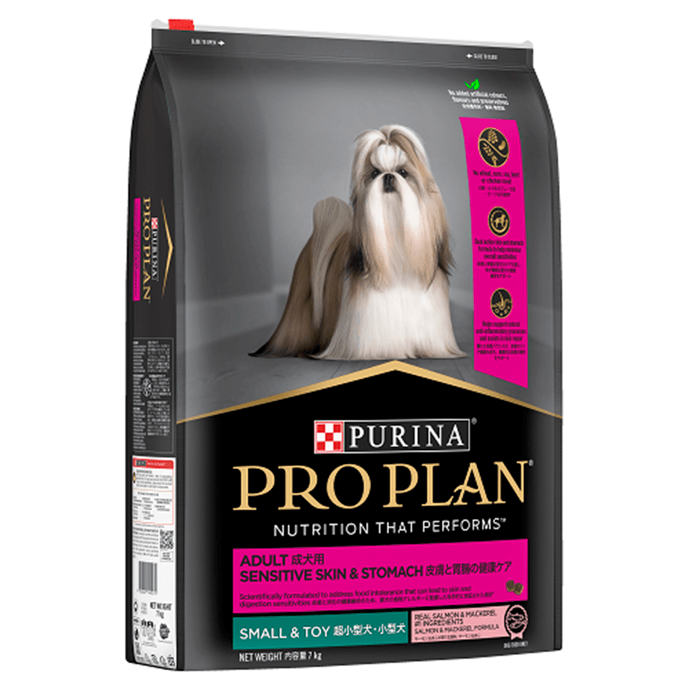 Pro Plan Adult Sensitive Skin & Stomach Sm & Toy Breed 7Kg