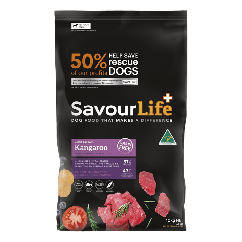 Savourlife Grain-Free Kangaroo & Chicken 10Kg