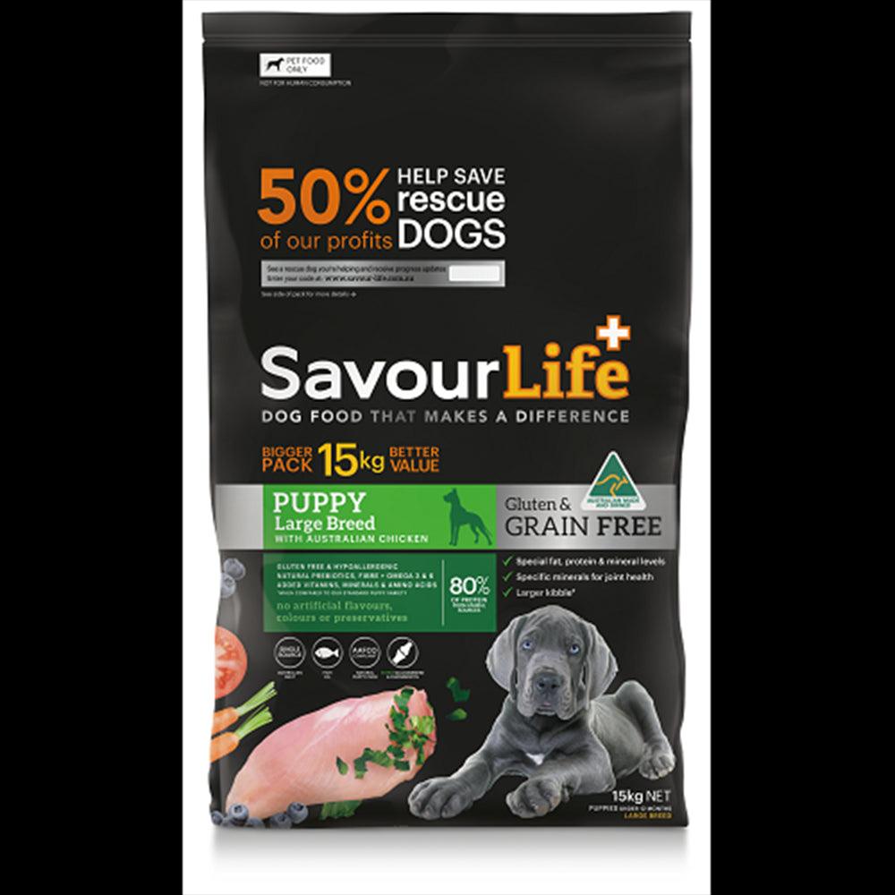 Savourlife Grain-Free Puppy Lge Breed Chicken 15Kg