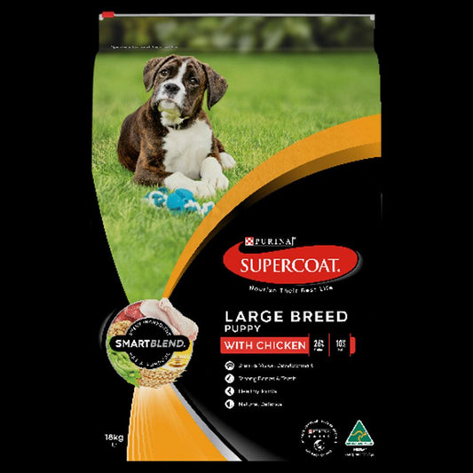Supercoat Puppy Large Breed Chicken 18Kg