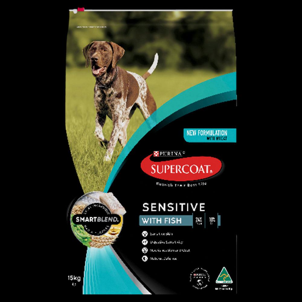 Supercoat Adult Sensitive Fish 15Kg