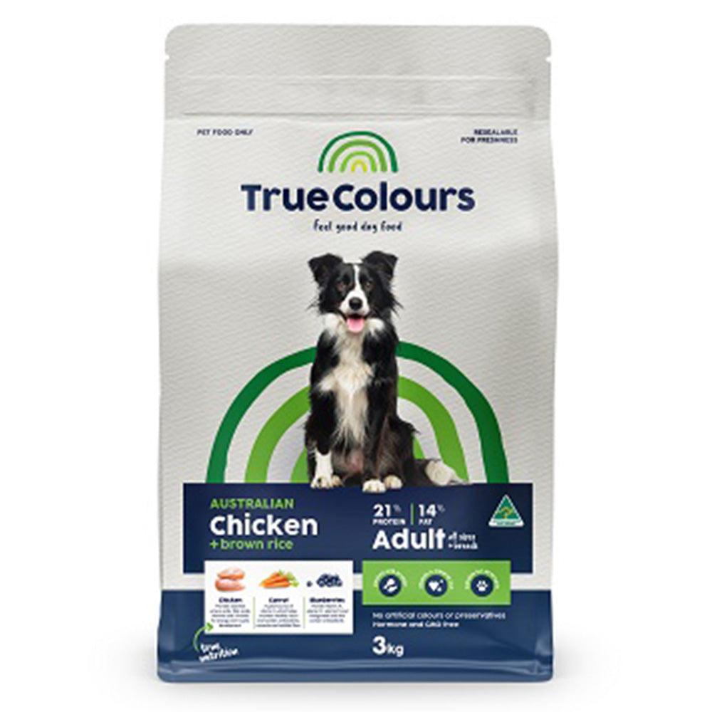 True Colours Adult Chicken & Brown Rice 3Kg
