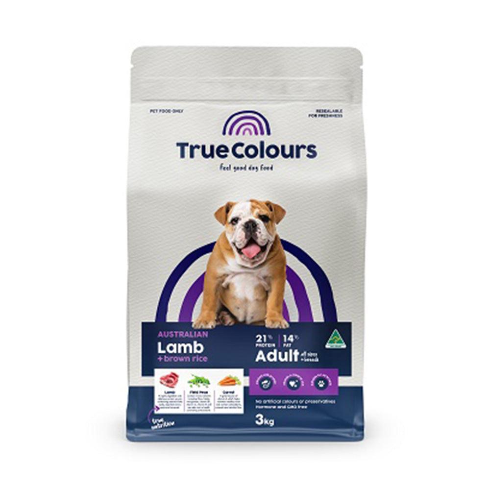 True Colours Adult Lamb & Brown Rice 3Kg