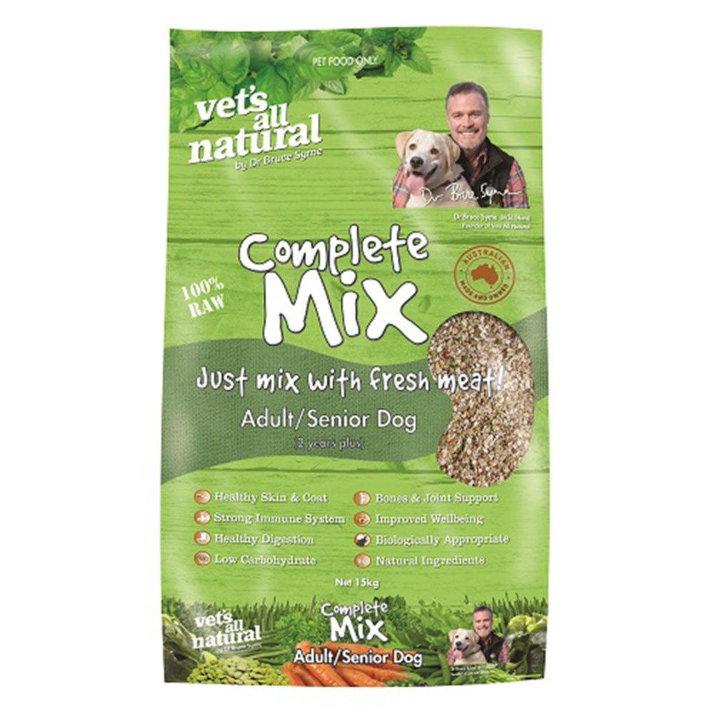 Vets All Natural Complete Mix Adult Senior 15Kg Refill