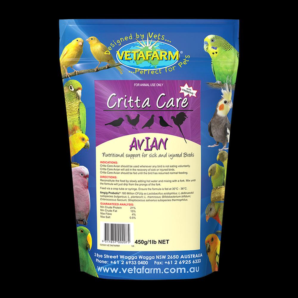 Vetafarm Avian Crittacare 450G