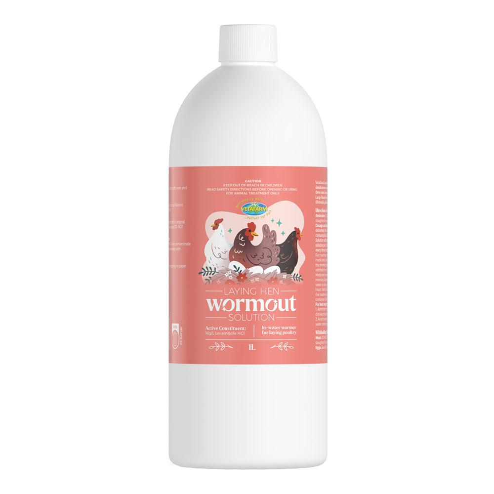 Vetafarm Laying Hen Wormout Solution 1L