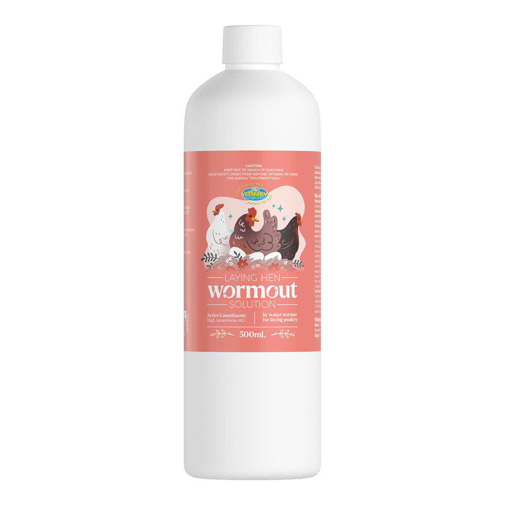 Vetafarm Laying Hen Wormout Solution 500Ml