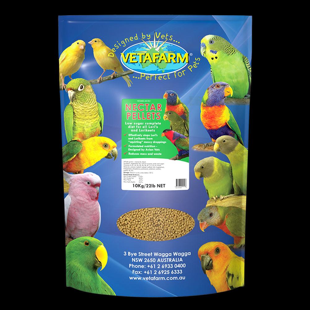 Vetafarm Nectar Pellets 10Kg