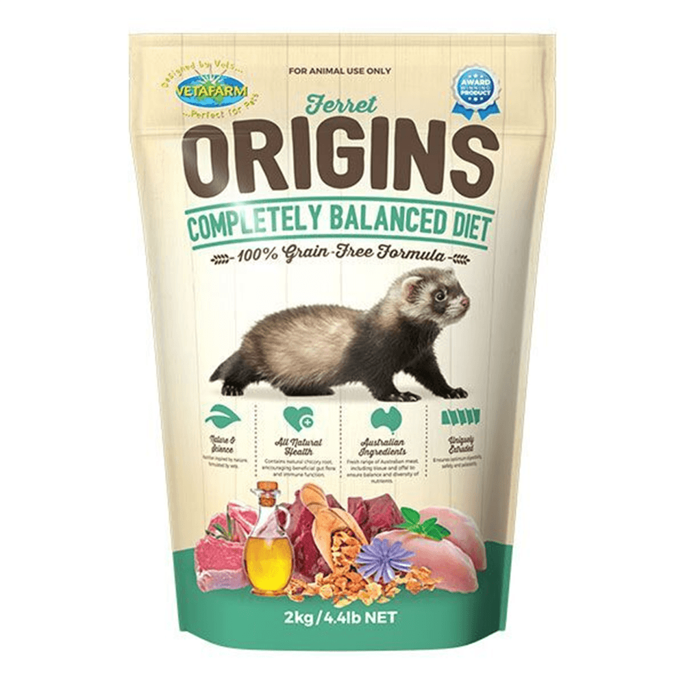 Vetafarm Origins Ferret Diet 2Kg