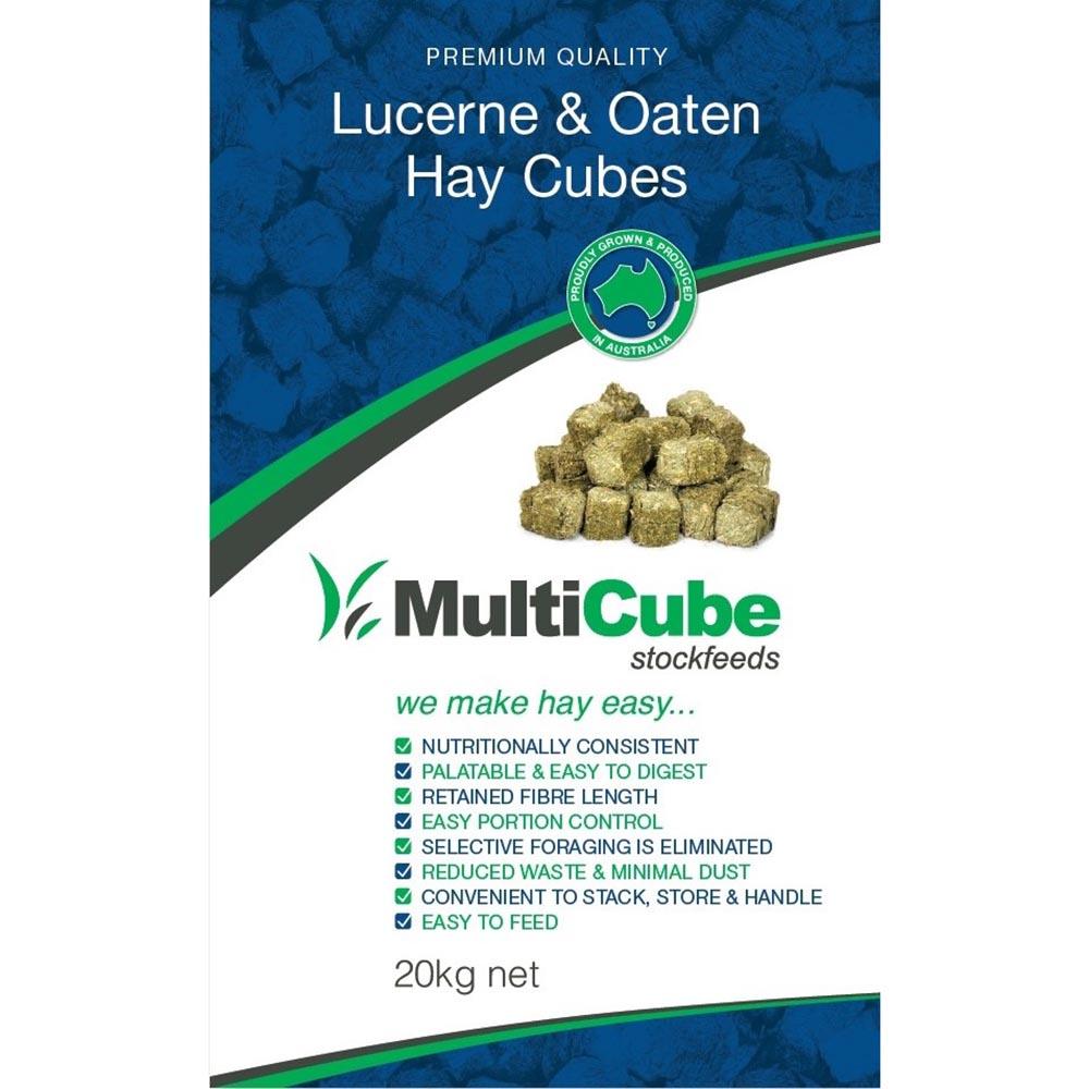 Multicube Lucerne & Oaten Hay Cubes 20Kg