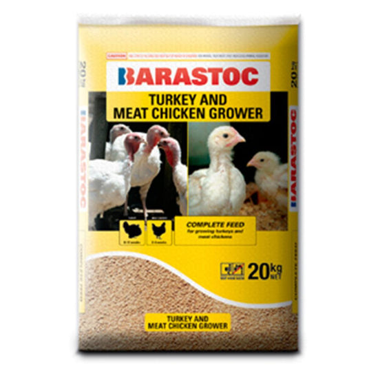 Barastoc Turkey & Meat Chicken Grower 20Kg