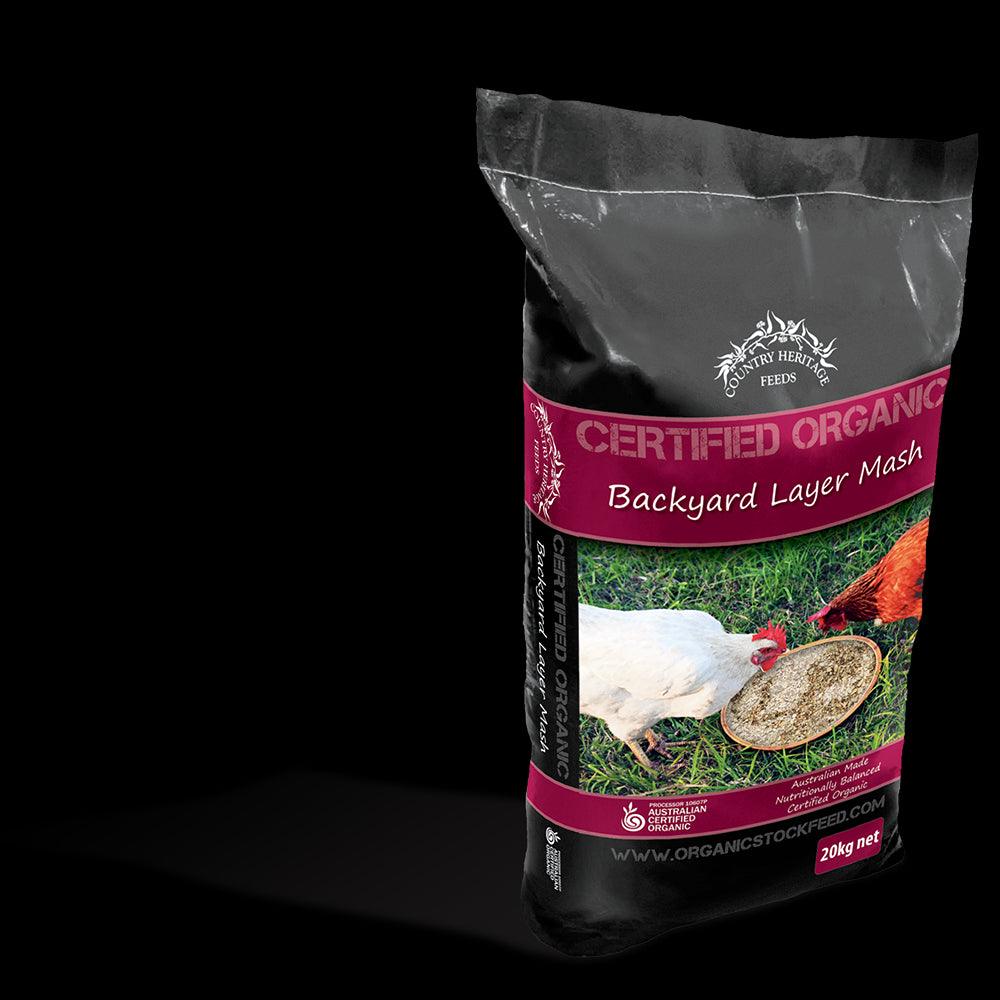 Country Heritage Organic Backyard Layer Mash 20Kg