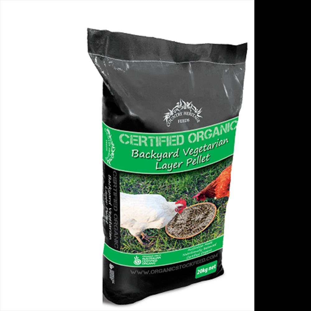 Country Heritage Organic Byard Layer Veg Pellet 20Kg