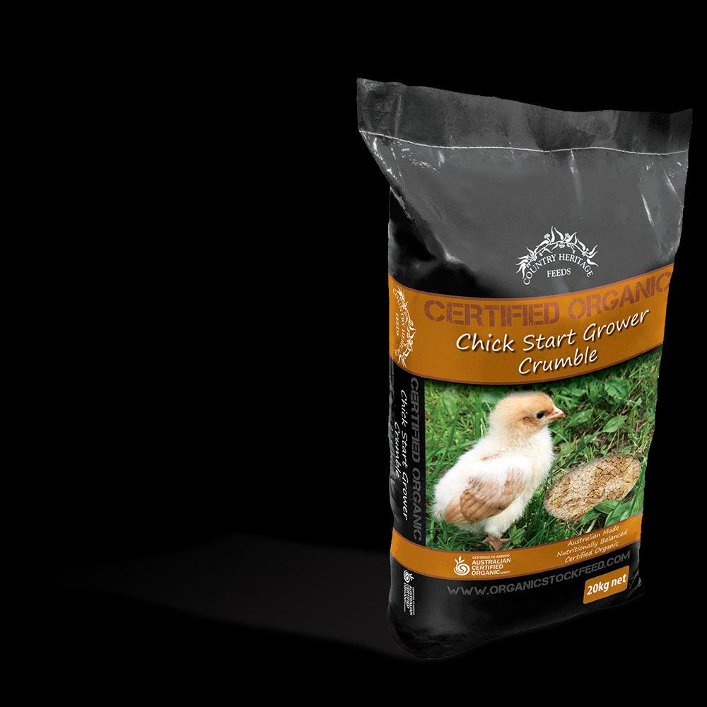 Country Heritage Organic Chick Starter Grower Crumble 20Kg