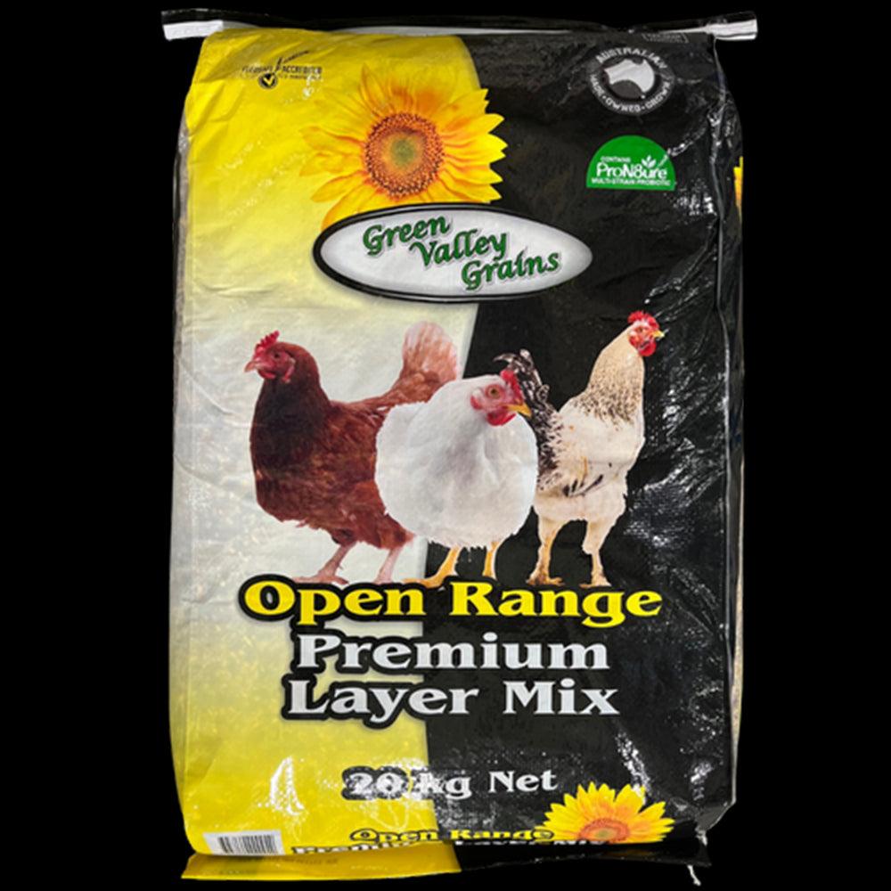 Green Valley Open Range Premium Layer Mix 20Kg