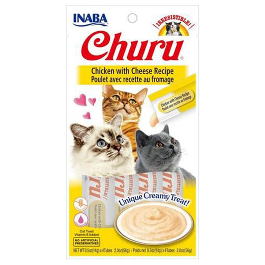 Inaba Cat Churu Puree Chicken With Cheese 6X2Oz