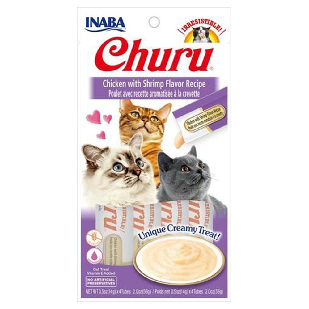 Inaba Cat Churu Puree Chicken With Shrimp 6X2Oz