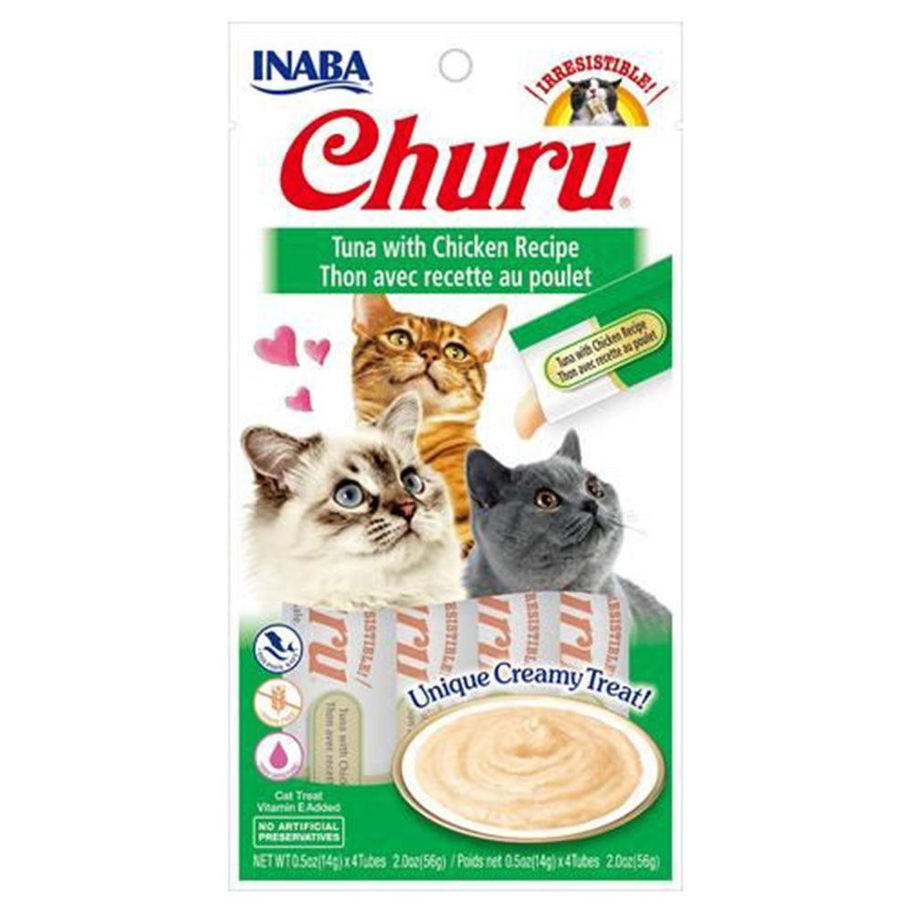 Inaba Cat Churu Puree Tuna With Chicken 6X2Oz