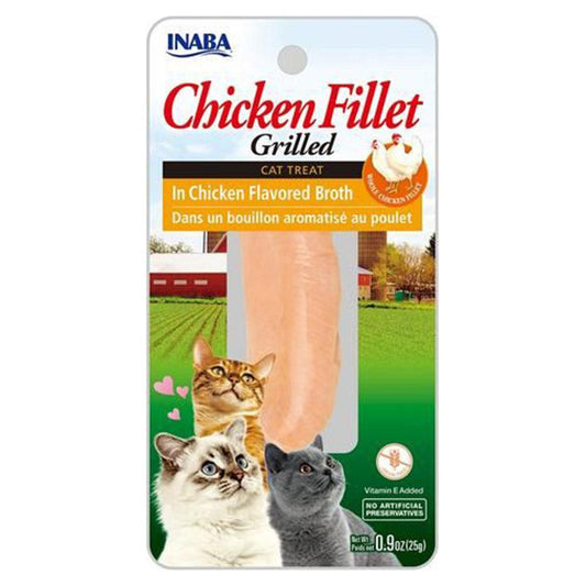 Inaba Cat Grilled Chkn Fillet In Chicken Broth 6X0.88Oz