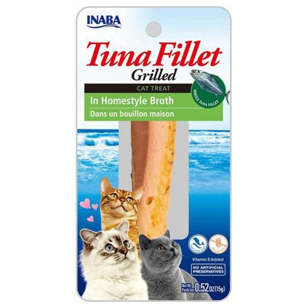 Inaba Cat Grilled Tuna Fillet In Homestyle Broth 6X0.52Oz