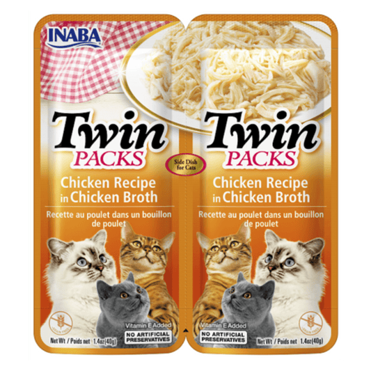 Inaba Cat Twin Packs Chicken In Chicken Broth 80G 6Pk(Om6)