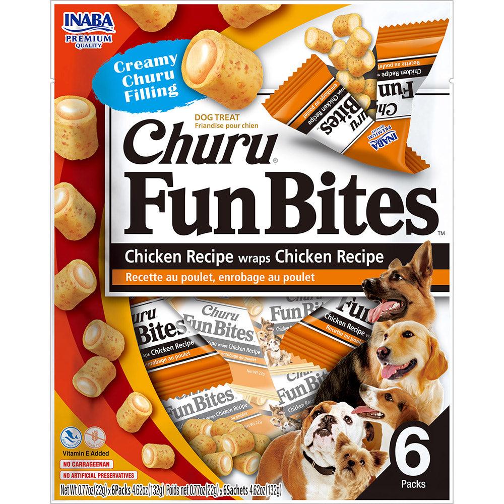 Inaba Dog Churu Fun Bite Chicken Wrap Chicken 4.62Oz