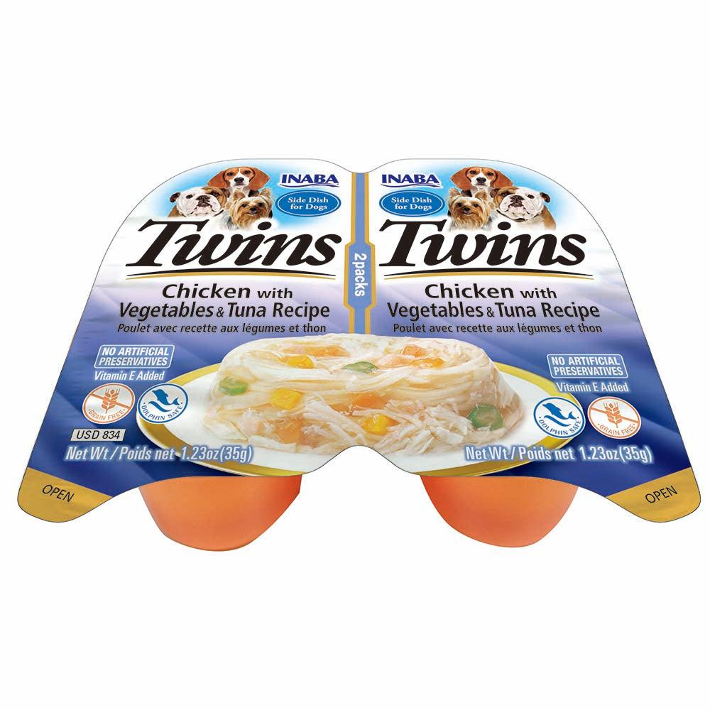 Inaba Dog Twins Chicken With Veg & Tuna 70G 6Pk (Om6)