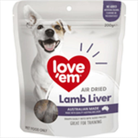 Love Em Air Dried Lamb Liver 4X200G