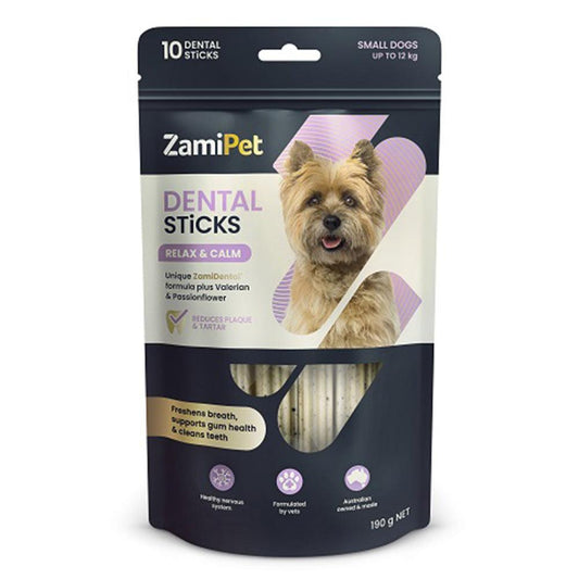 Zamipet Dental Sticks Relax & Calm Small Dogs 190G