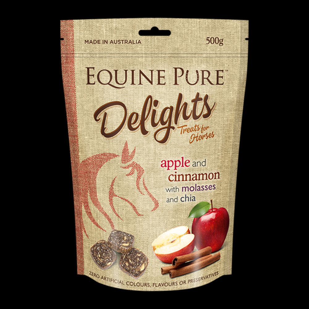 Equine Pure Delights Apple Cinnamon Molasses & Chia 500G