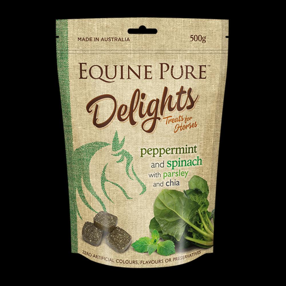 Equine Pure Delights P.Mint Spinach Prsly & Chia 500G