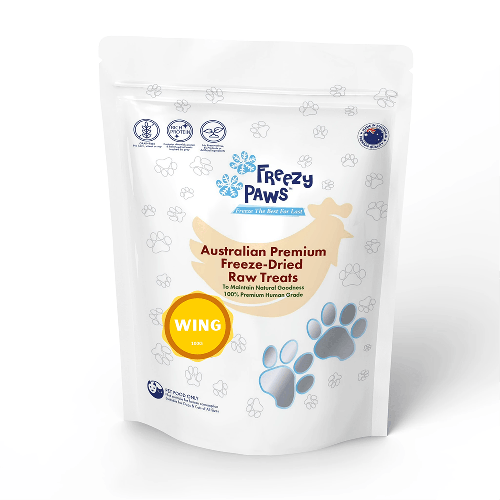 Freezy Paws Freeze Dried Chicken Wing Treats 100G