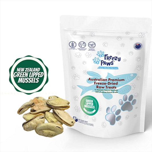 Freezy Paws Freeze Dried Green Lipped Mussels Treats 50G