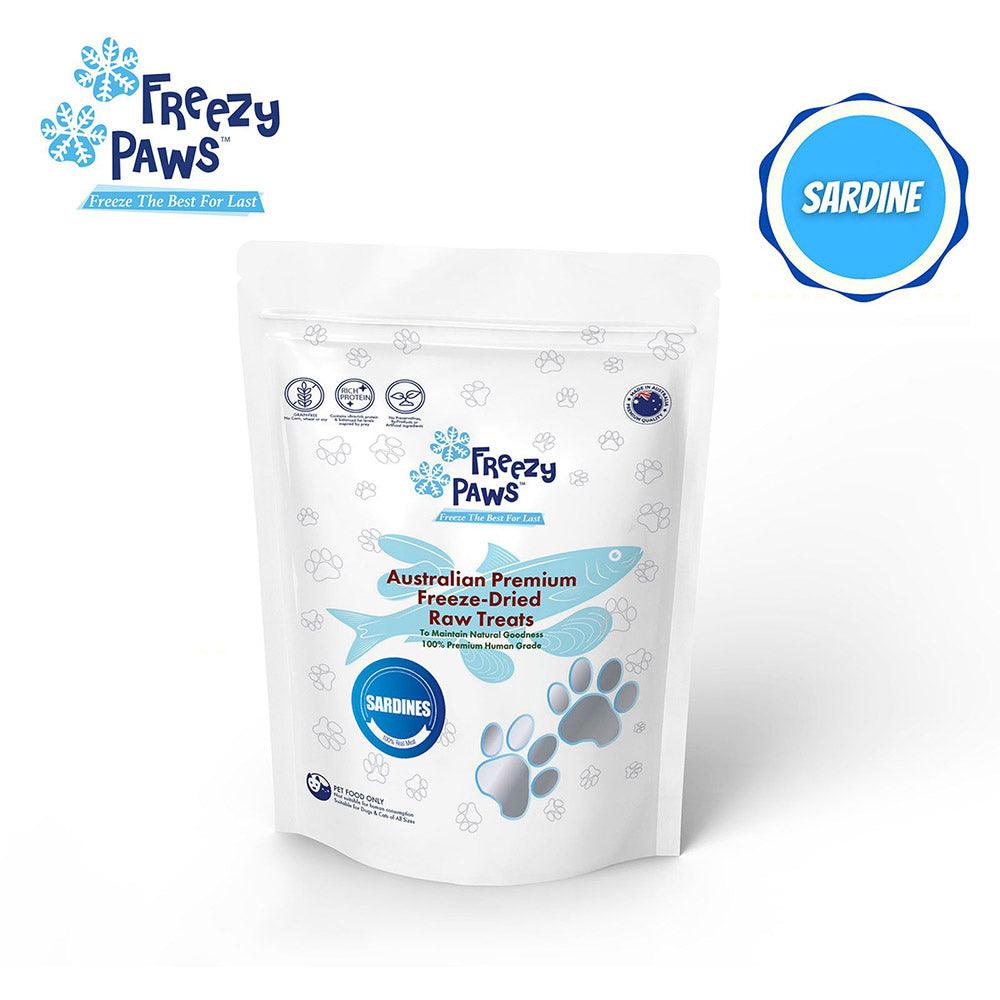 Freezy Paws Freeze Dried Whole Sardine Treats 80G