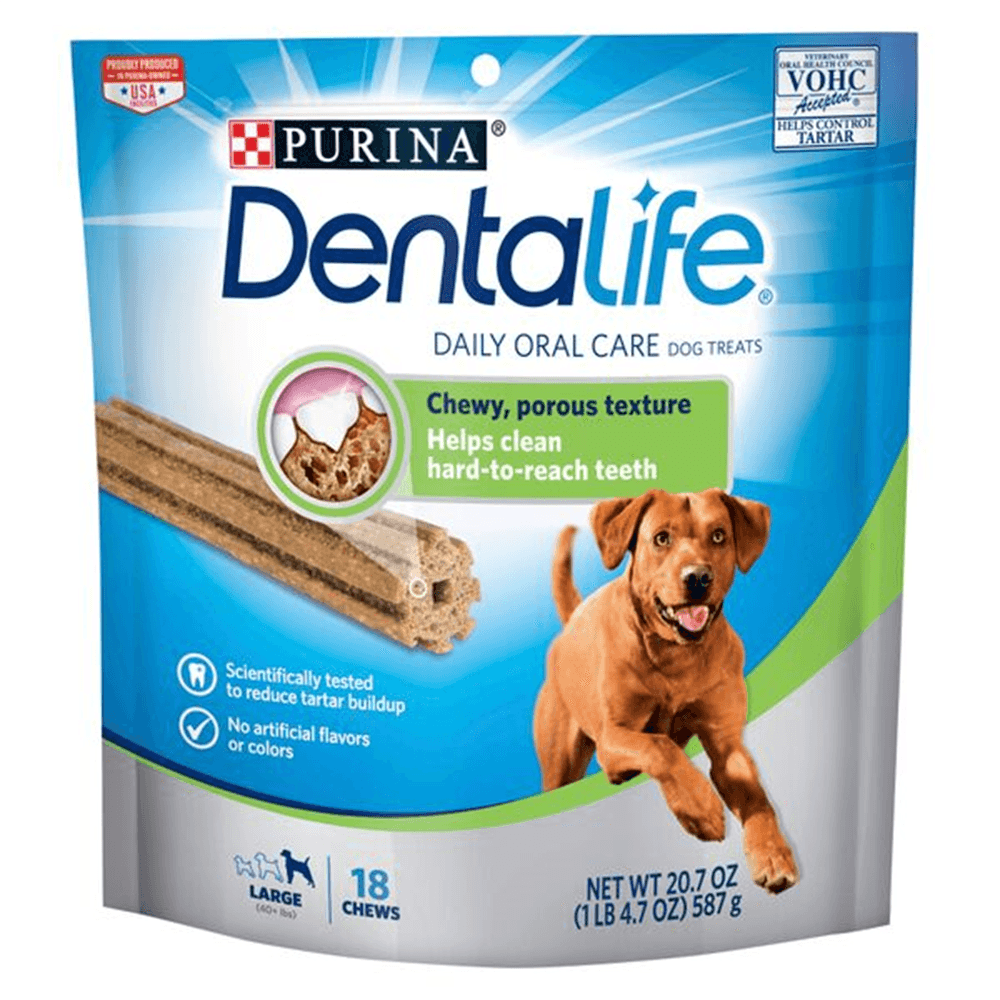 Dentalife Large Dog Treats 587G 4Pk (Om4)
