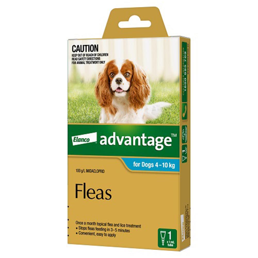 Advantage Dog 4-10Kg Medium 1'S Teal