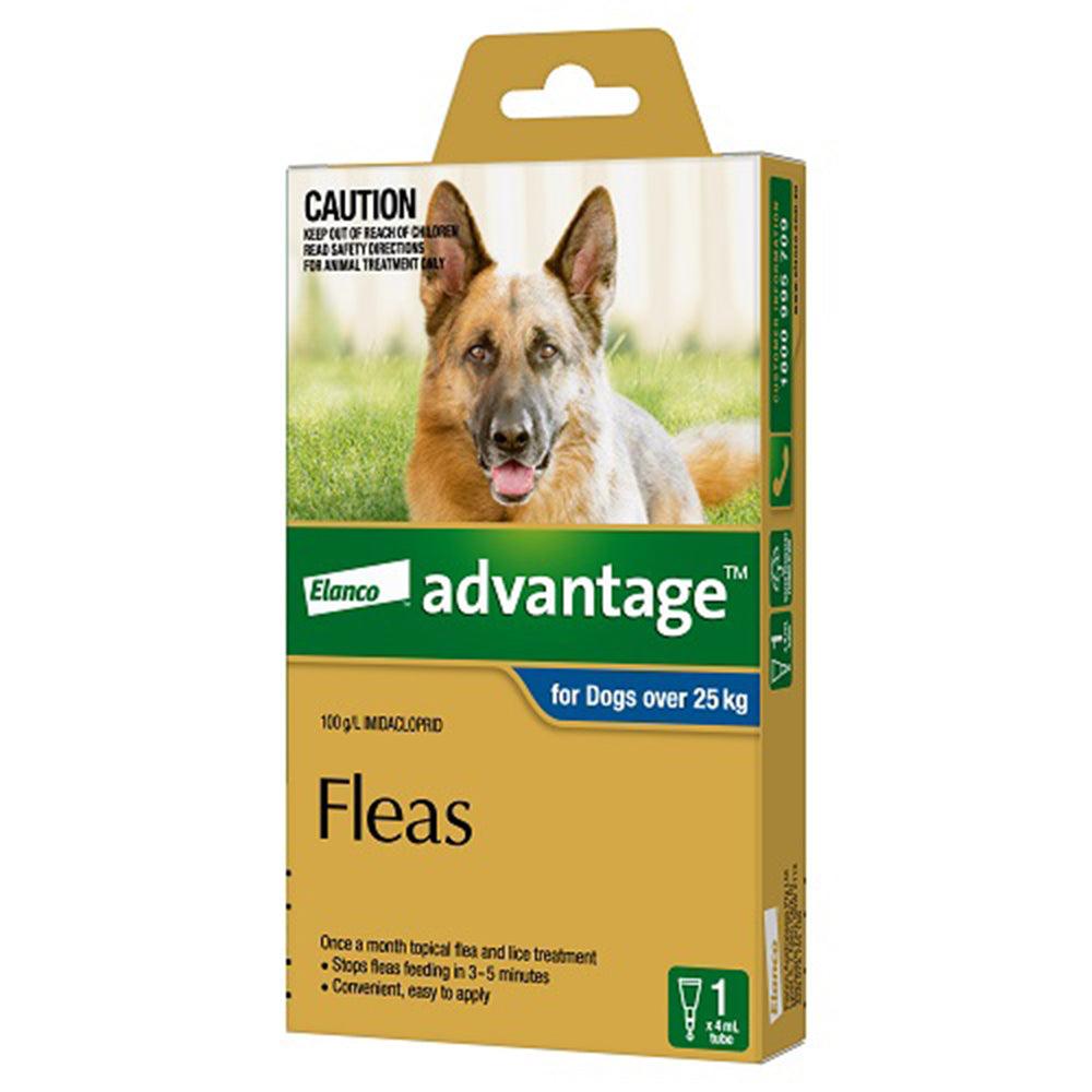 Advantage Dog 25Kg Plus X/Large 1'S Blue