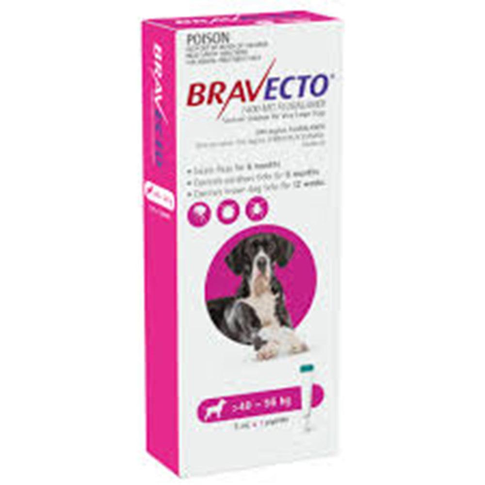 Bravecto Dog Spot On 1400Mg Pink >40-56Kg